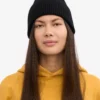 Merino Wool Beanie & Scarf - Deep Black