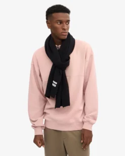 Merino Wool Beanie & Scarf - Deep Black