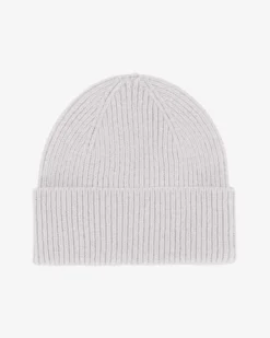 Merino Wool Beanie - Snow Melange
