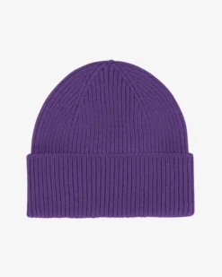 Merino Wool Beanie - Ultra Violet