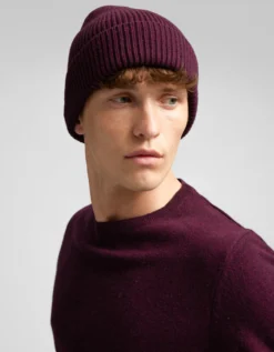 Merino Wool Beanie - Warm Taupe