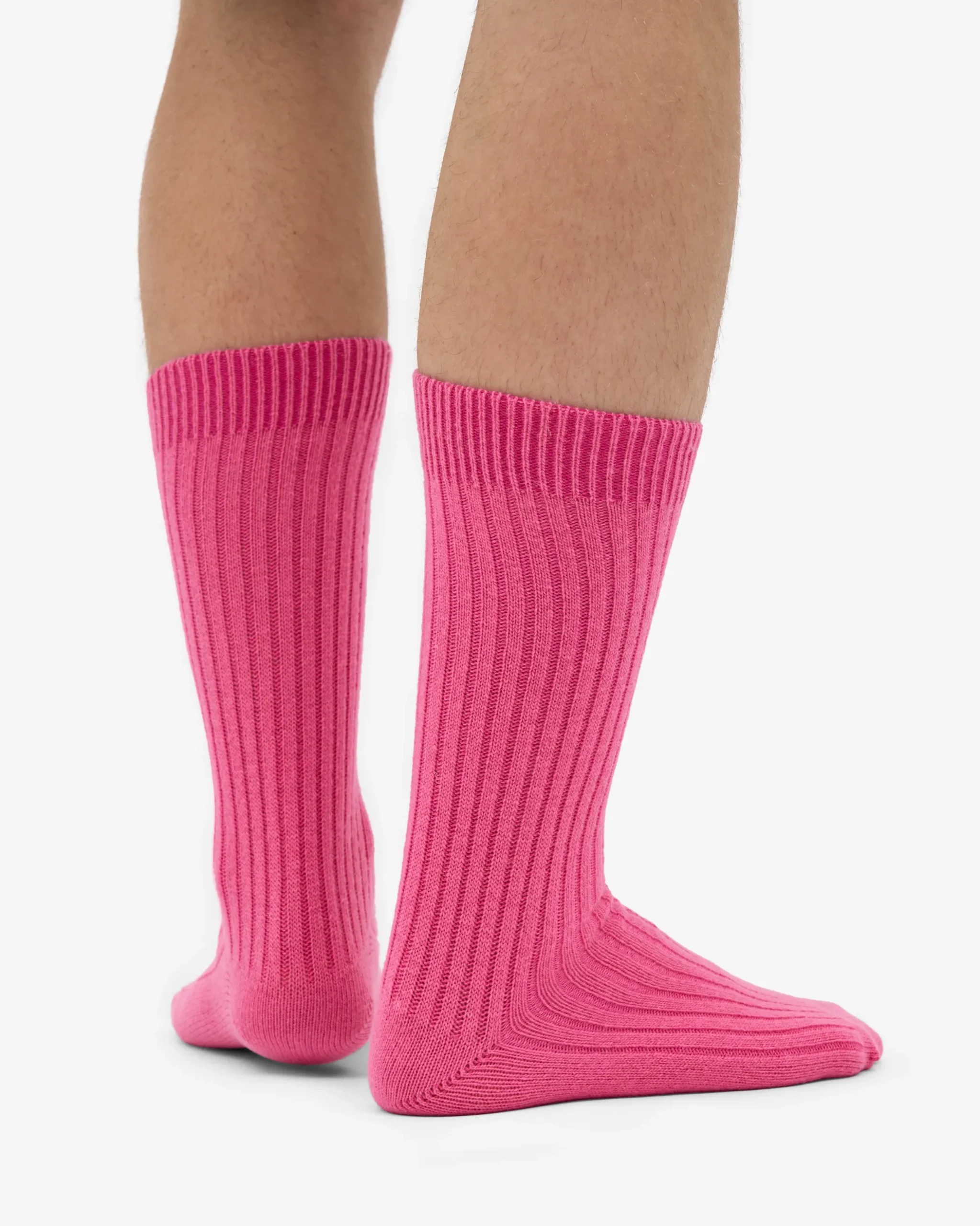 Merino Wool Blend Sock - Bubblegum Pink