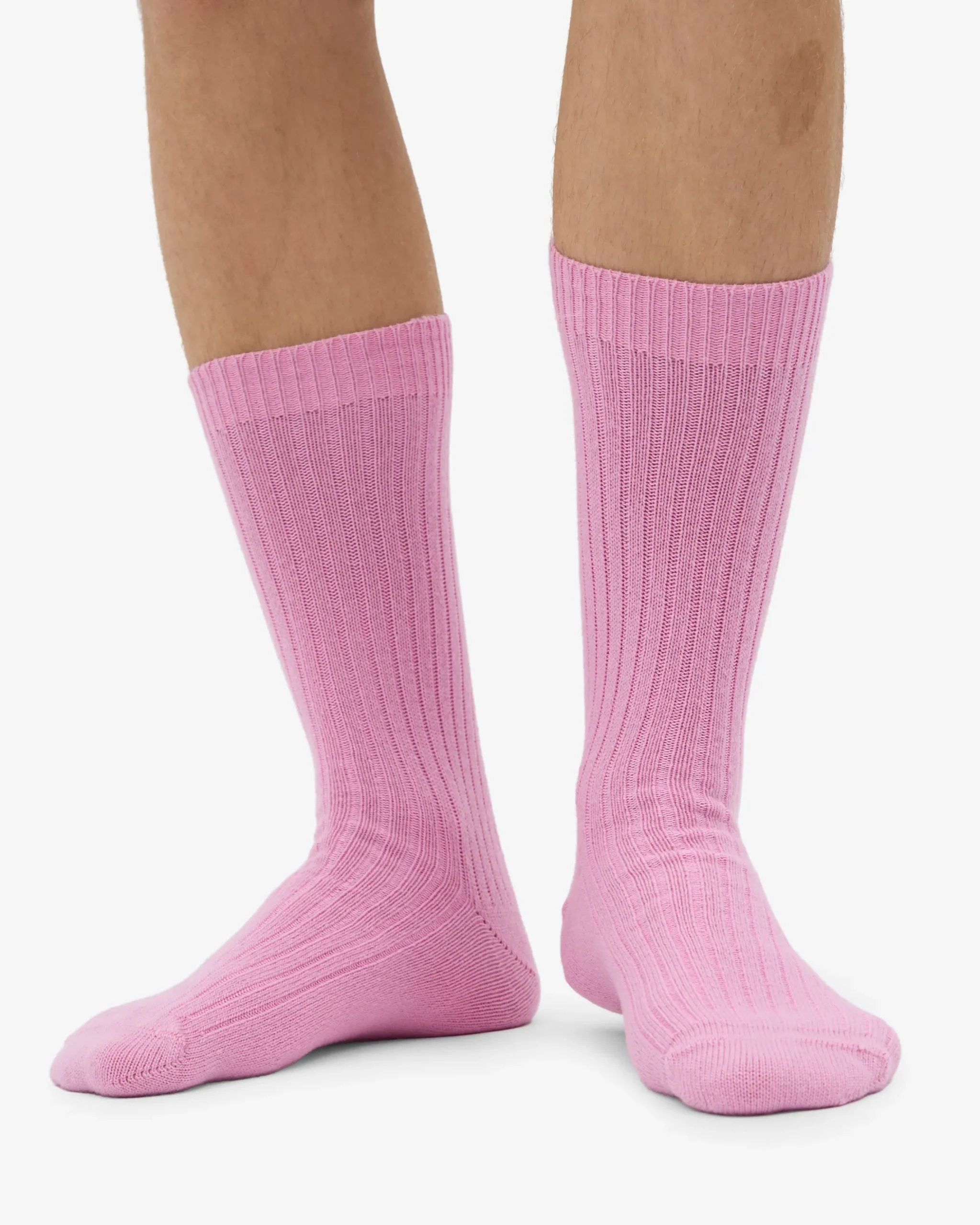 Merino Wool Blend Sock - Cherry Blossom