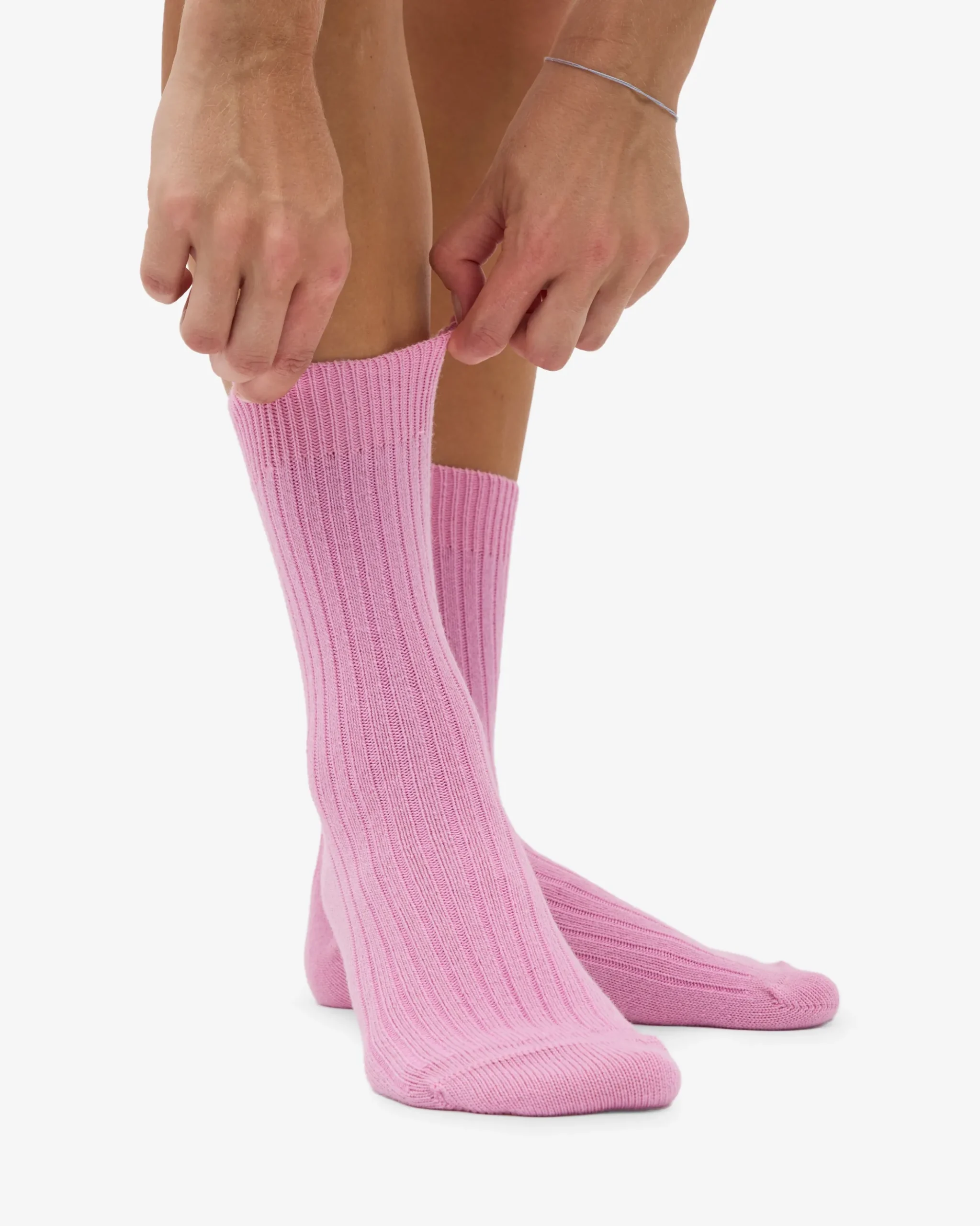 Merino Wool Blend Sock - Cherry Blossom