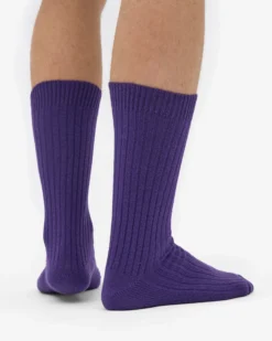 Merino Wool Blend Sock - Ultra Violet