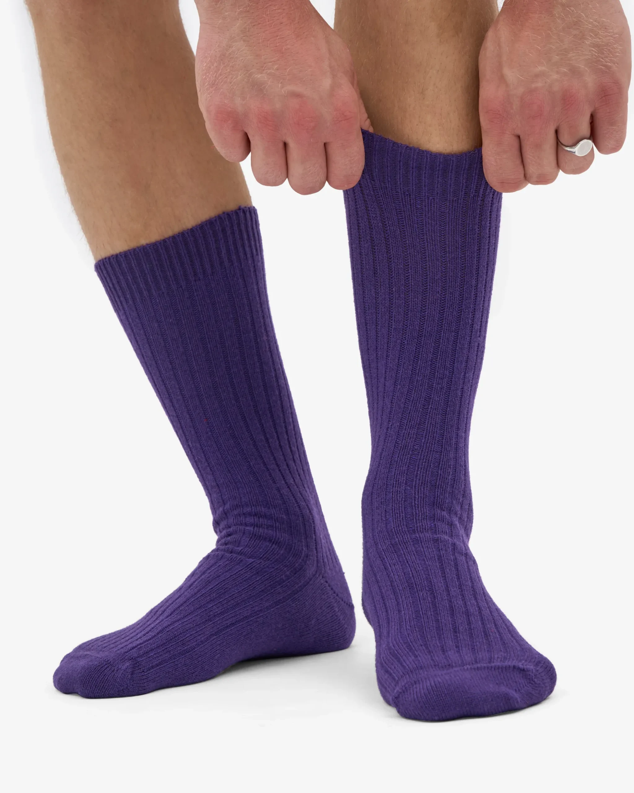 Merino Wool Blend Sock - Ultra Violet