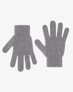Merino Wool Gloves - Heather Grey