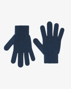 Merino Wool Gloves - Royal Blue