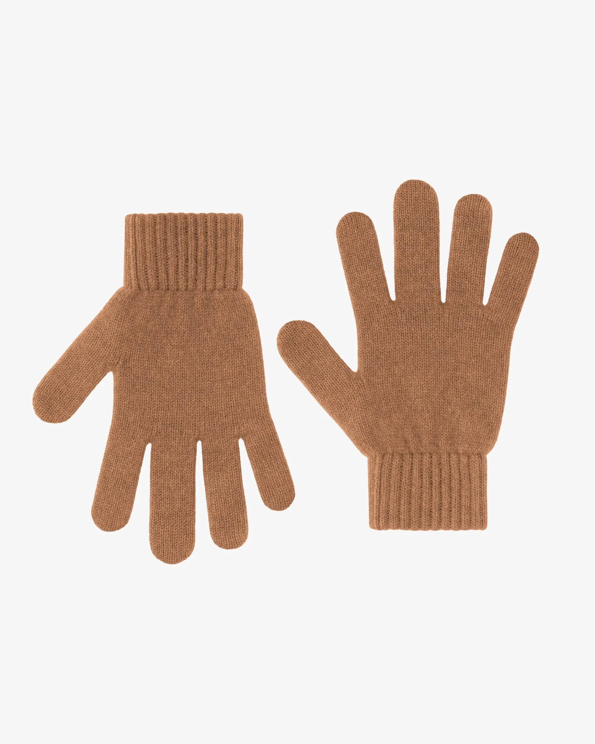 Merino Wool Gloves - Sahara Camel