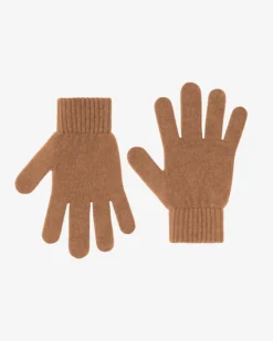 Merino Wool Gloves - Sahara Camel
