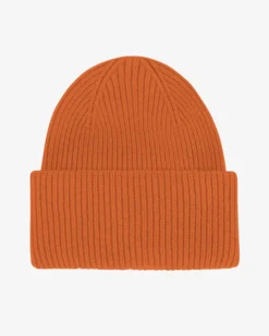 Merino Wool Hat - Burned Orange
