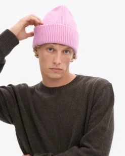 Merino Wool Hat - Cherry Blossom