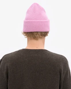 Merino Wool Hat - Cherry Blossom