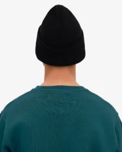 Merino Wool Hat - Deep Black