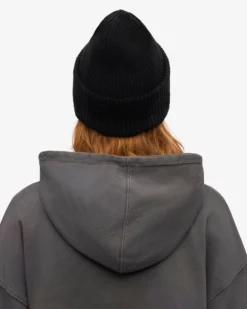 Merino Wool Hat - Deep Black