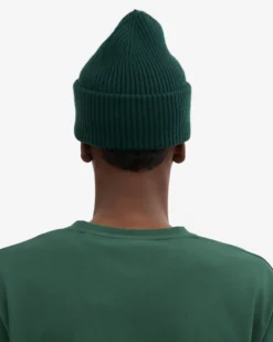 Merino Wool Hat - Emerald Green