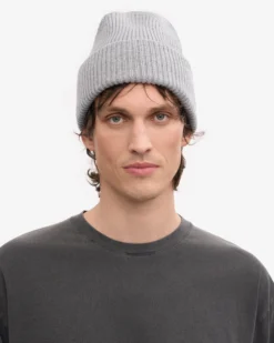 Merino Wool Hat - Heather Grey