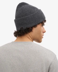 Merino Wool Hat - Lava Grey
