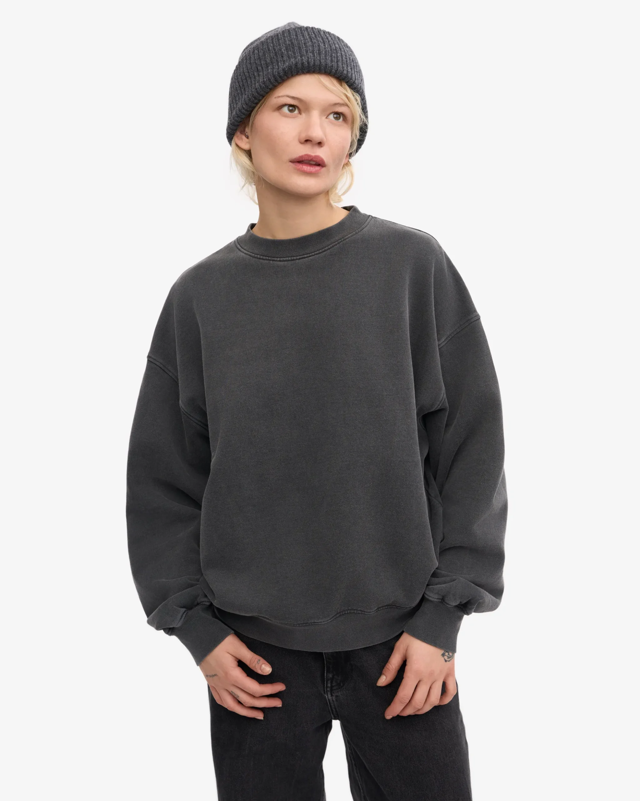 Merino Wool Hat - Lava Grey