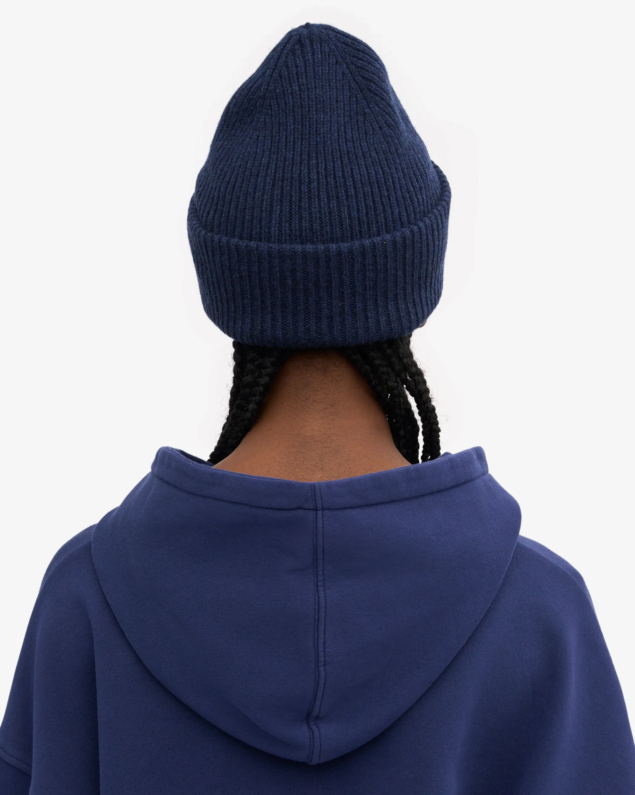 Merino Wool Hat - Marine Blue