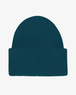 Merino Wool Hat - Ocean Green