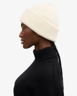 Merino Wool Hat - Optical White