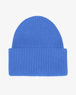 Merino Wool Hat - Pacific Blue