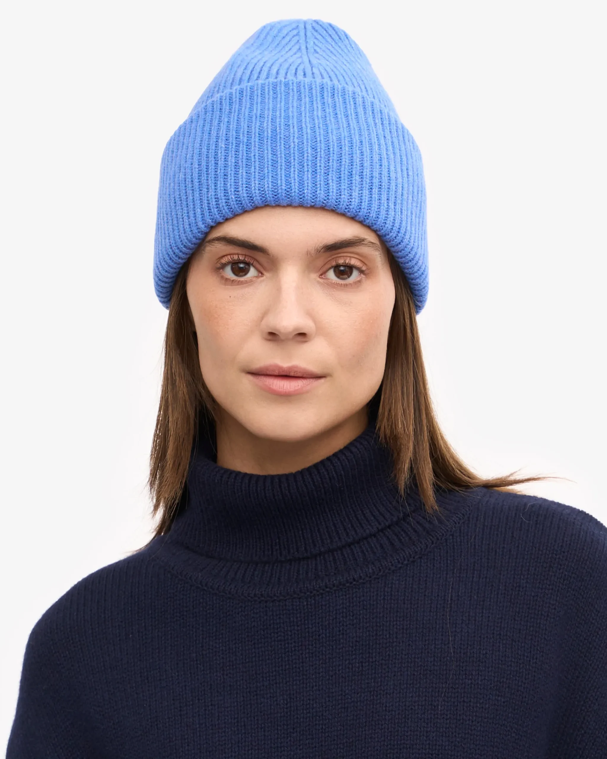 Merino Wool Hat - Pacific Blue