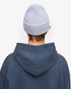 Merino Wool Hat - Polar Blue
