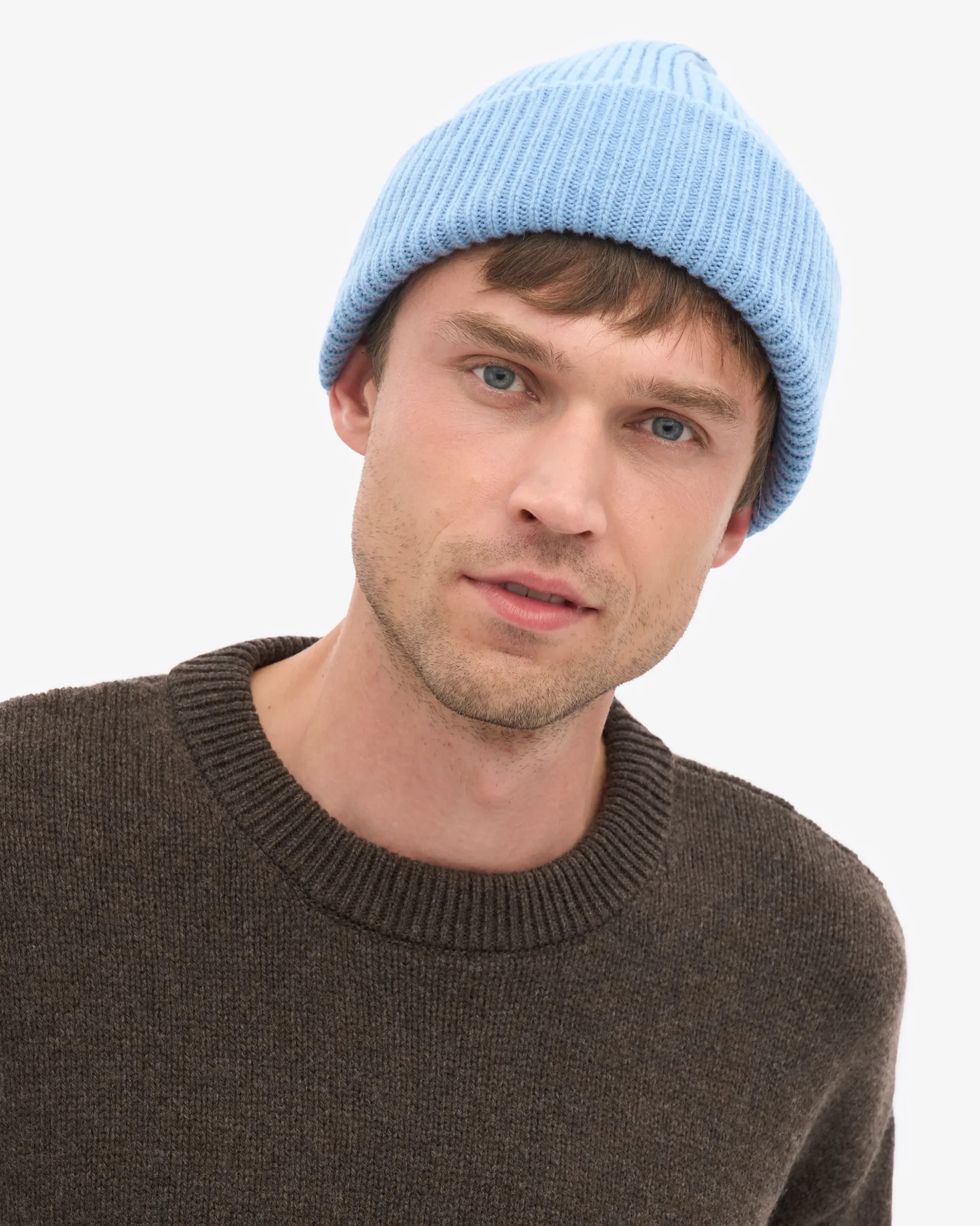 Merino Wool Hat - Seaside Blue