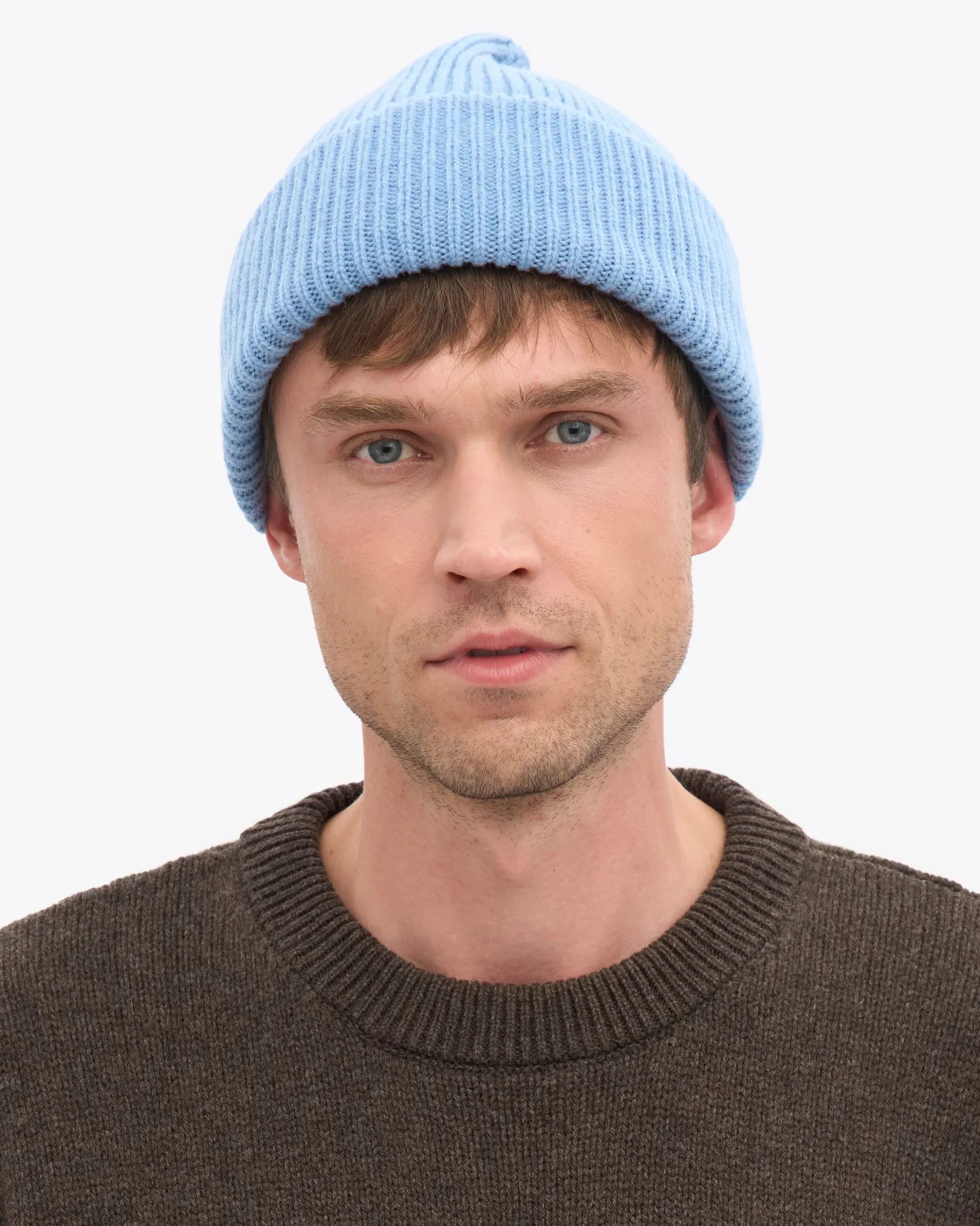 Merino Wool Hat - Seaside Blue