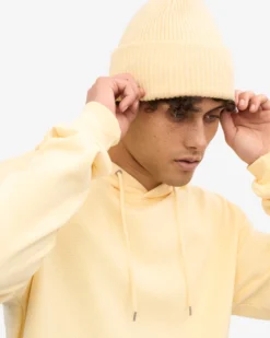 Merino Wool Hat - Soft Yellow