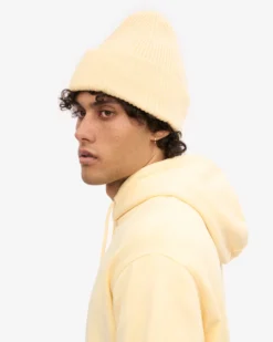 Merino Wool Hat - Soft Yellow