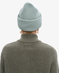 Merino Wool Hat - Steel Blue