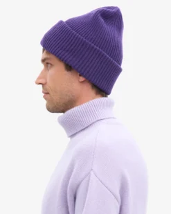 Merino Wool Hat - Ultra Violet