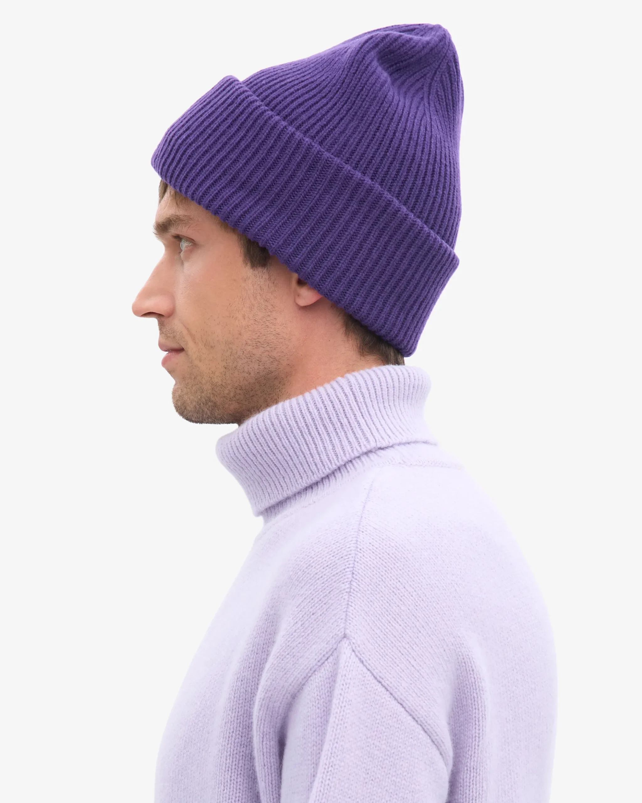 Merino Wool Hat - Ultra Violet