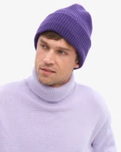 Merino Wool Hat - Ultra Violet