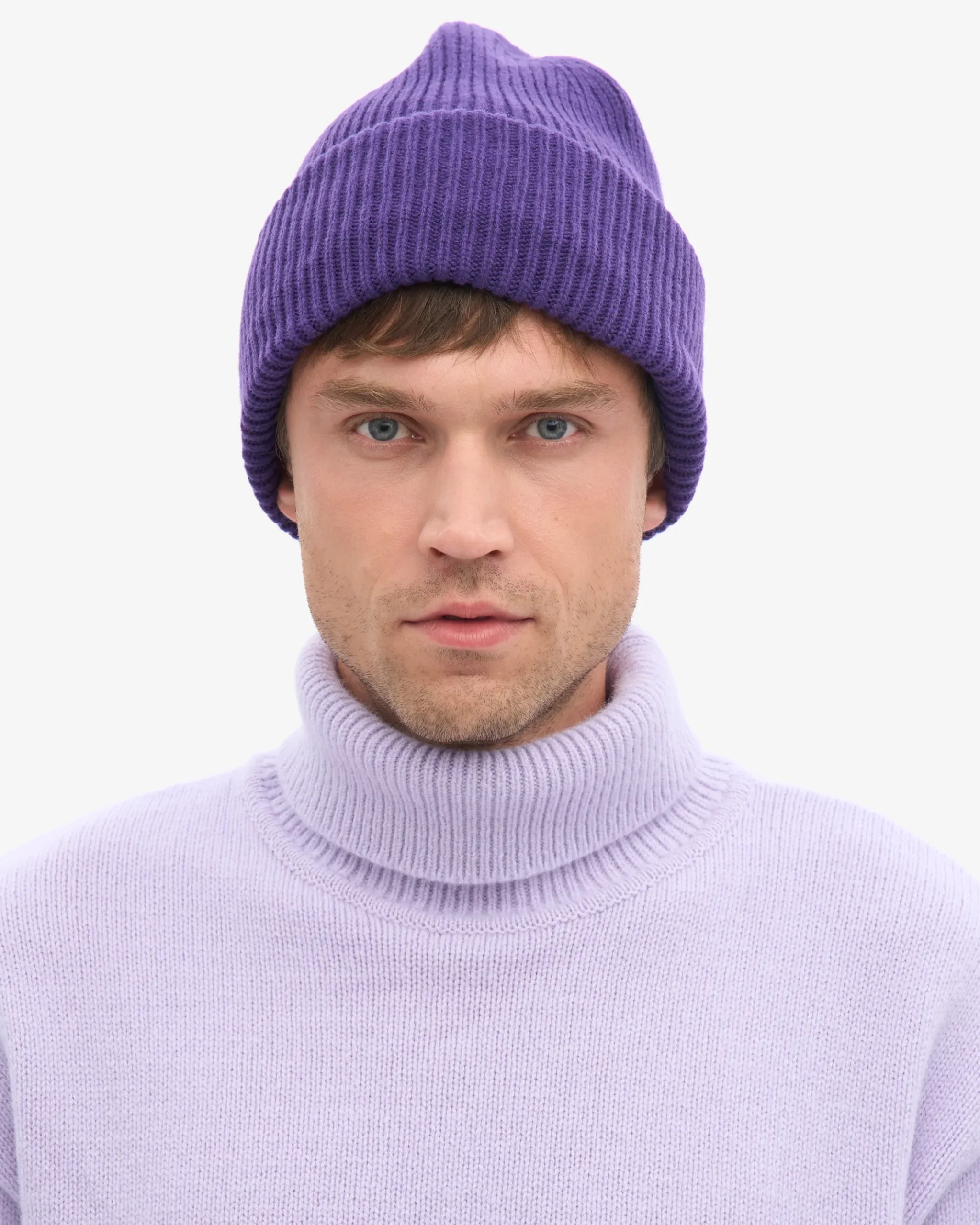 Merino Wool Hat - Ultra Violet