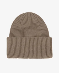 Merino Wool Hat - Warm Taupe