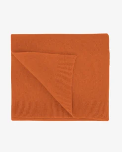 Merino Wool Scarf - Burned Orange