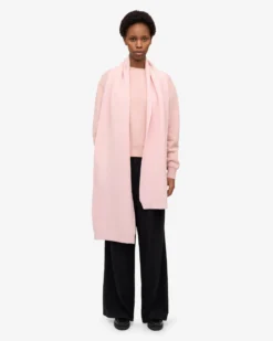 Merino Wool Scarf - Faded Pink