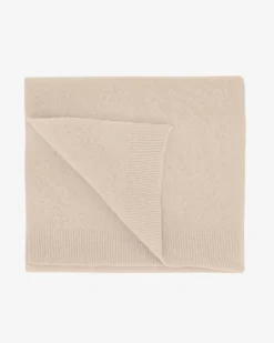 Merino Wool Scarf - Ivory White