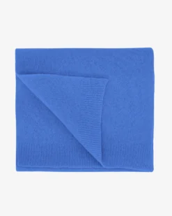 Merino Wool Scarf - Pacific Blue