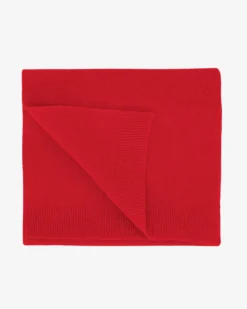 Merino Wool Scarf - Scarlet Red