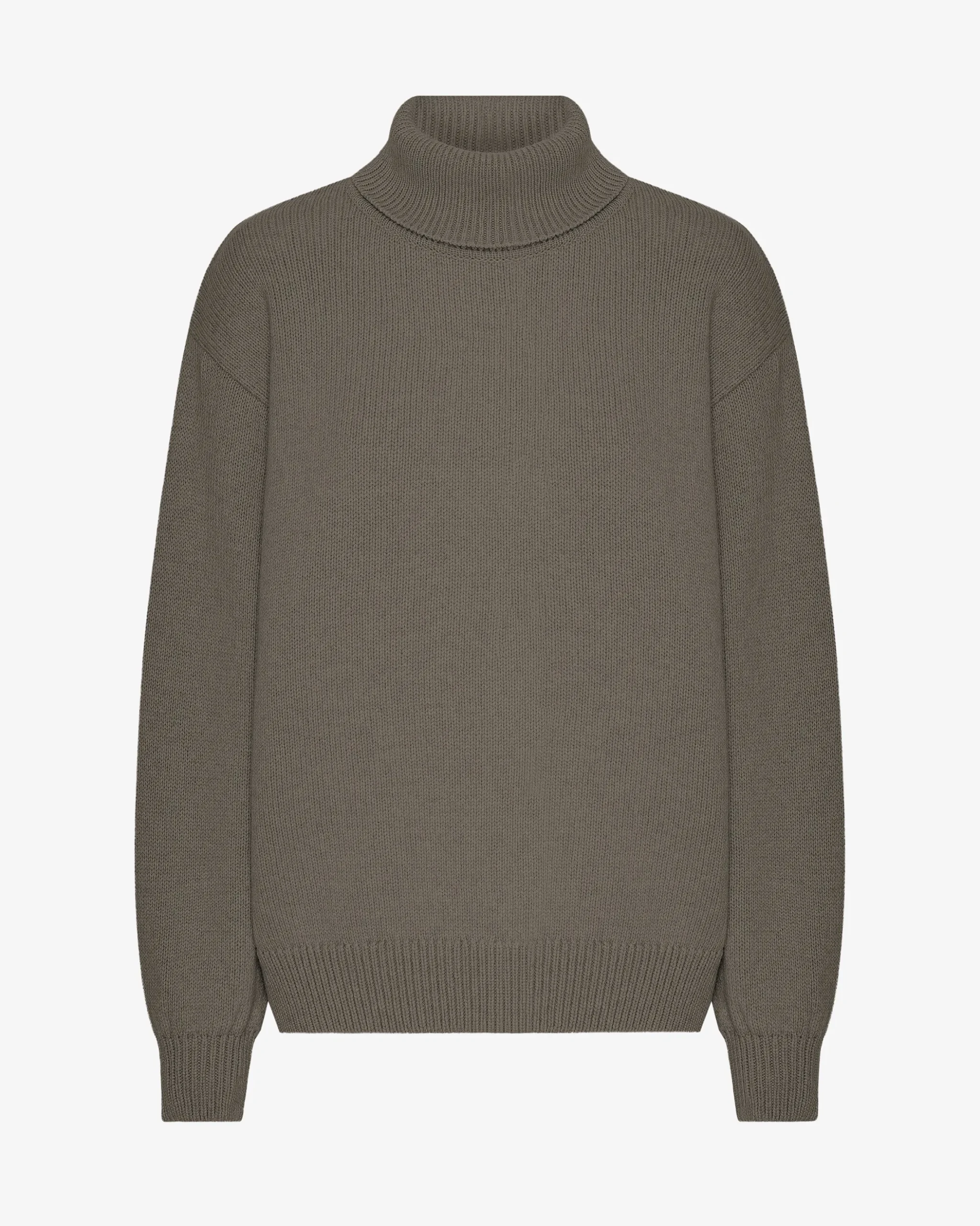 Merino Wool Turtleneck - Dusty Olive