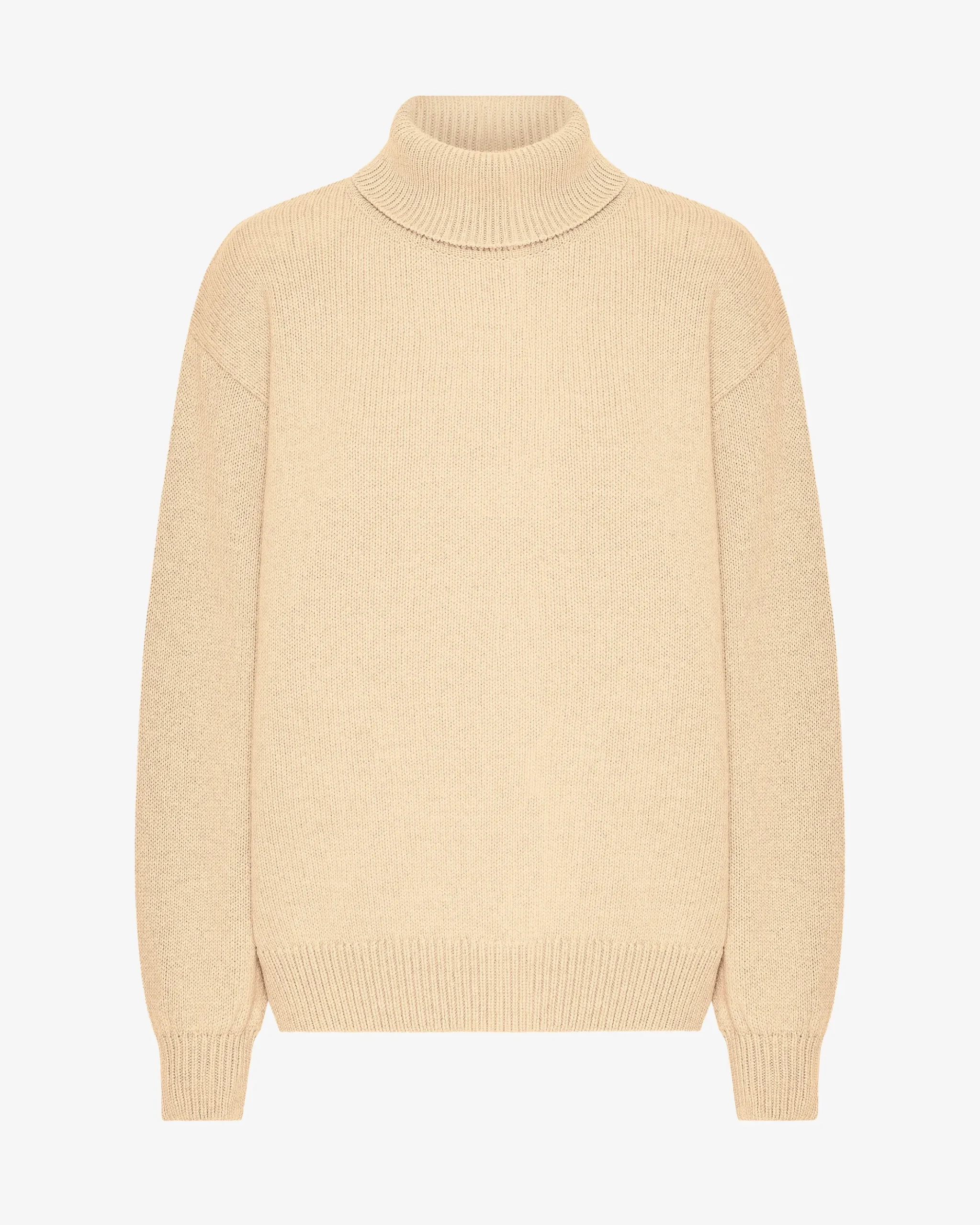 Merino Wool Turtleneck - Soft Yellow