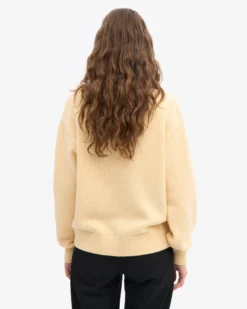 Merino Wool Turtleneck - Soft Yellow