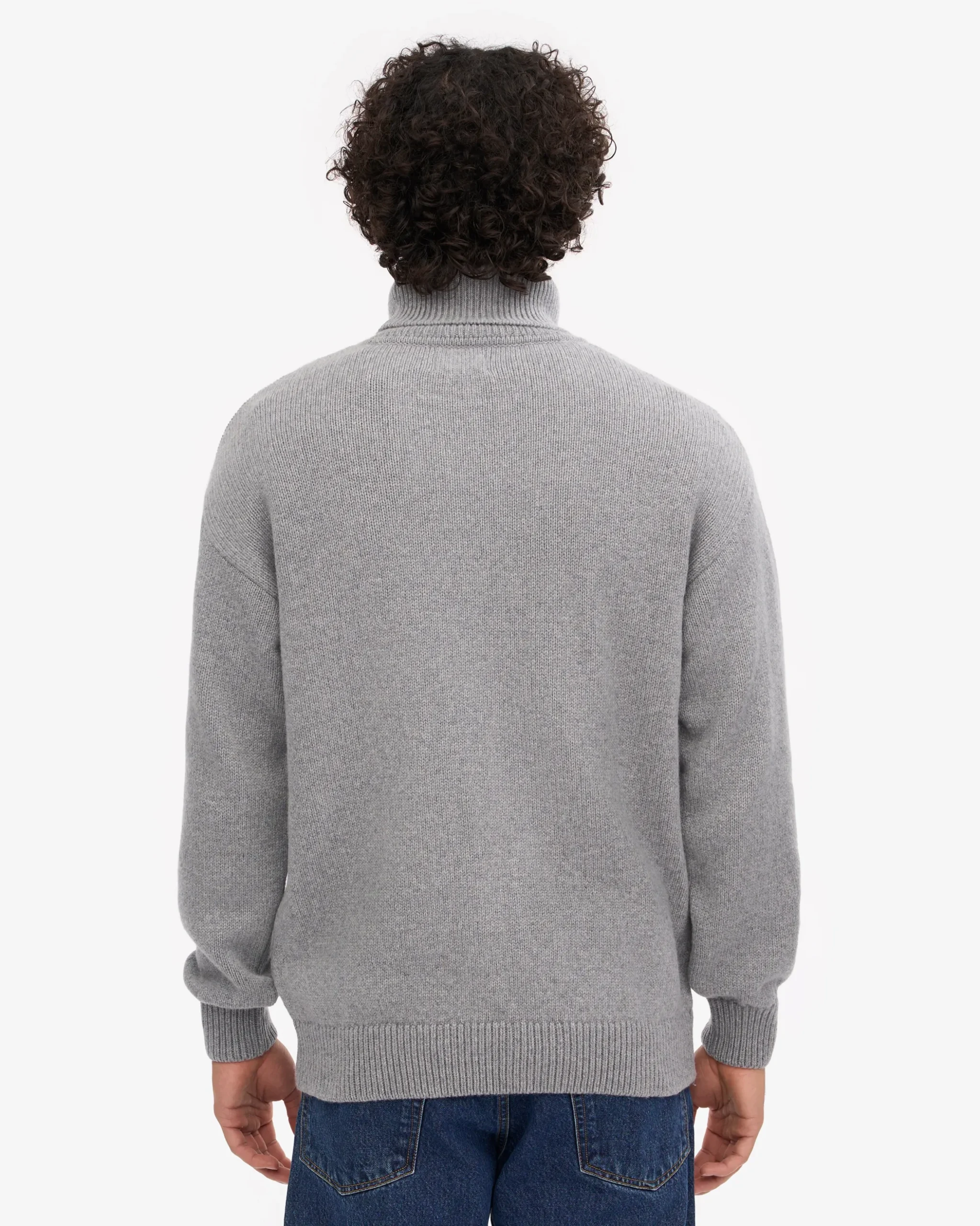Merino Wool Turtleneck - Warm Taupe