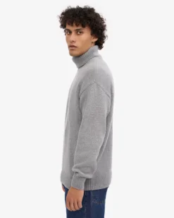 Merino Wool Turtleneck - Warm Taupe