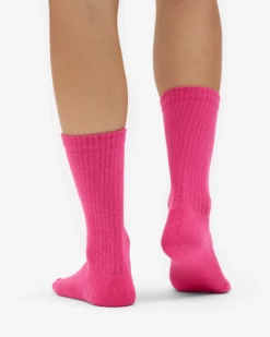 Organic Active Sock - Bubblegum Pink (3-Pack)